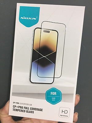 [ S23 / S23+ ]Cường lực full màn hình viền đen 0.3mm cho Samsung S23 / S23 Plus Nillkin CP+Pro _ Hàng chính hãng