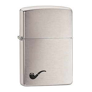 Bật Lửa Zippo Brushed Chrome Pipe