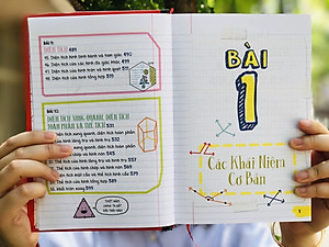 Sách sổ tay hình học tổng hợp kiến thức toán hình từ lớp 8 đến lớp 12