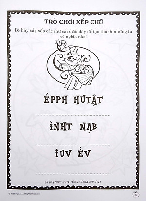 Sách My Little Pony - Jumbo Tô Màu Và Các Trò Chơi 3