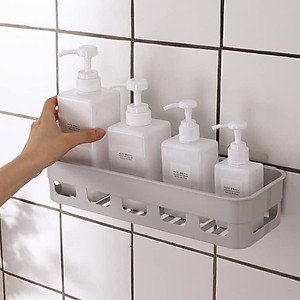 Khay Đựng Đồ Dán Tường Nhà Tắm Nhựa Việt Nhật Chất Liệu Nhựa PP An toàn , Siêu Bền - Hàng Việt Nam 