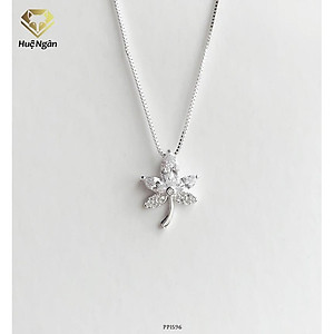 Dây chuyền bạc 925 Huệ Ngân - Lá phong đẹp PP1596