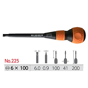 Tô vít tay cầm kiểu bóng No.225 bọc cách điện Vessel sản xuất tại Nhật Bản