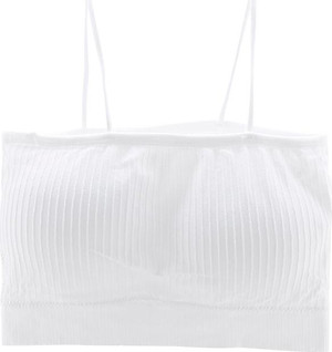 Bộ 04 Áo Lót Nữ, Áo Bra Ống Hai Dây Thun Gân Sexy (Đủ Màu)