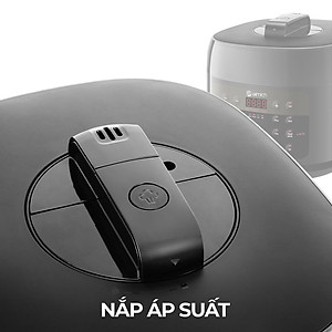 Nồi chiên không dầu kết hợp áp suất đa năng Elmich AFE-1808 - Hàng chính hãng