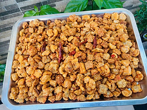 [Combo 2 Hũ] Tóp mỡ cháy tỏi ớt giòn tan hiệu SK FOOD - mỗi hũ 100g