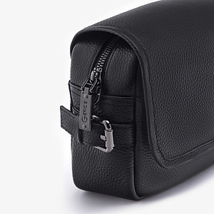 Túi Đeo Chéo Công Sở Túi Nam Hàng Hiệu GENCE TD07 Da Bò Cao Cấp Màu Đen Dáng Ngang