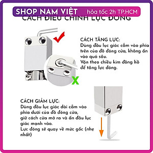 Bộ Đóng Cửa Tự Động Không Tiếng Động Có Thể Điều Chỉnh Lực
