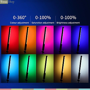 Ulanzi VL119 RGB - Đèn LED Cầm Tay, Dải Nhiệt Màu Rộng, Hỗ Trợ 20 Hiệu Ứng Cho Youtube,  Phát Trực Tiếp, Review Sản Phẩm- Hàng chính hãng