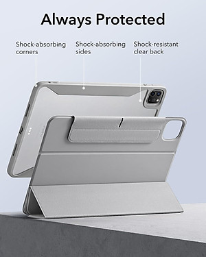Bao Da dành cho iPad Pro 11 inch / iPad Pro 13 inch 2024 ESR Rebound Hybrid Case 360 - Hàng Chính Hãng