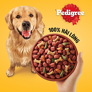 Đồ Ăn Cho Chó Vị Thịt Bò Và Các Loại Rau Củ Pedigree Dạng Túi 1.5kg