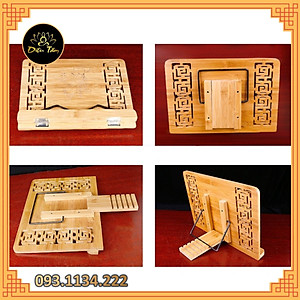 Kệ đọc kinh giá đỡ sách bằng tre size 29x39cm