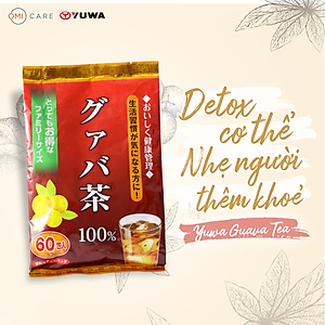 Trà Lá Ổi Yuwa 100% Lá Ổi Guava Tea Thanh Nhiệt Giảm Cân, Ổn Định Huyết Áp, Tăng Sức Đề kháng