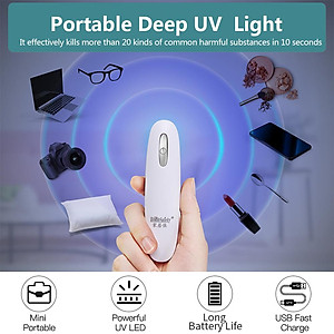 Đèn cực tím điện cầm tay UVC an toàn cho Văn phòng Khách sạn