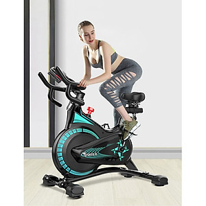 Xe đạp tập thể dục trong nhà Toshiko X11, xe đạp thể thao có đồ hồ hiển thị quãng đường, calo tiêu thụ, giảm mỡ, săn chắc cơ thể