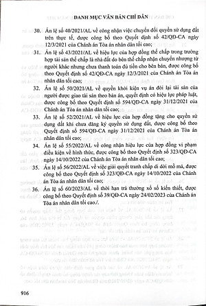 Chỉ dẫn tra cứu áp dụng Bộ luật Dân sự năm 2015 (Tái bản lần thứ nhất có sửa đổi bổ sung)
