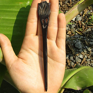 Trâm Sừng Cài Tóc TOKDODO Đục Khắc Tinh Sảo