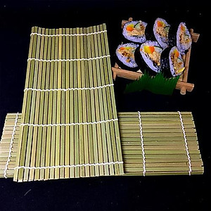 Thảm tre cuộn sushi- Bộ làm sushi tại nhà mini