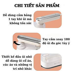 Bàn là hơi nước cầm tay SOKANY SK-11045 công suất lớn 1200W, là siêu phẳng, siêu nhanh, nhỏ gọn tiện lợi cho cả gia đình -HÀNG CHÍNH HÃNG