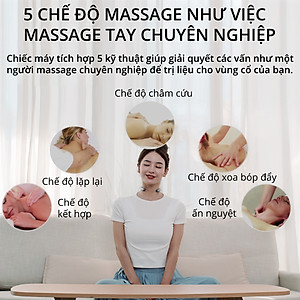 Máy massage giảm đau cổ vai gáy cảm ứng xung điện từ Công nghệ Nhật Bản - SMART BELT