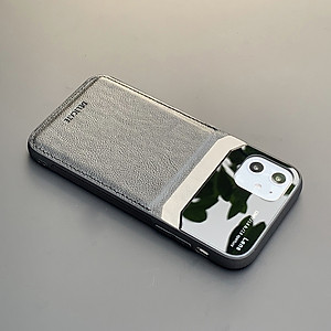 Ốp lưng da kính cao cấp dành cho iPhone 12 Mini / 12 / 12 Pro / 12 Pro Max - Hàng chính hãng