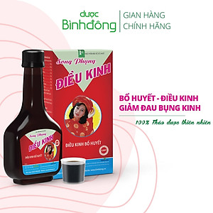 Song Phụng Điều Kinh Dược Bình Đông Chai 280ml - Bổ huyết, Điều hòa kinh nguyệt, Giảm đau bụng kinh