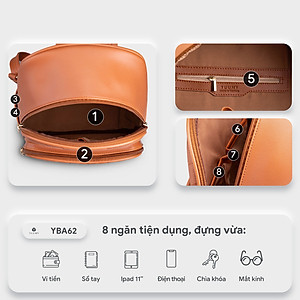 Balo nữ YUUMY ( Họa tiết quả trám Seasand YBA62 )