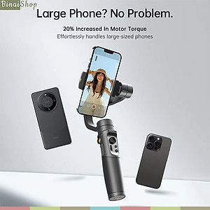 Gimbal chống rung 3 trục nhỏ, nhẹ Hohem iSteady Mobile plus, hàng chính hãng