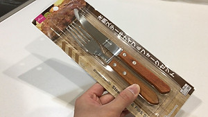 Bộ dao & nĩa inox Echo - Cán gỗ - Hàng Nội Địa Nhật Bản nhập khẩu