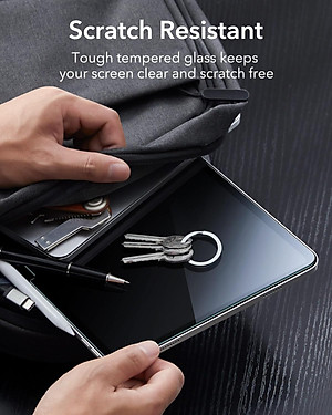 Miếng dán kính cường lực bảo vệ màn hình cho iPad Air 6 11 inch 2024 ESR Tempered-Glass Screen Protector - Hàng Chính Hãng