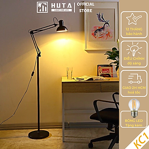 Đèn Cây Đứng HUTA KC1 Hiện Đại, Trang Trí Phòng Khách, Phòng Ngủ, Phòng Làm Việc Đọc Sách, Bóng Led Tiết Kiệm Điện