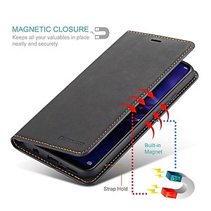 Bao da bò non dạng ví dành cho Samsung Galaxy A54 , A34 , A14 4G , A05 , A05s Hãng Forwenw Có ngăn cài thẻ, ví đựng tiền tiện lợi - Hàng chính hãng