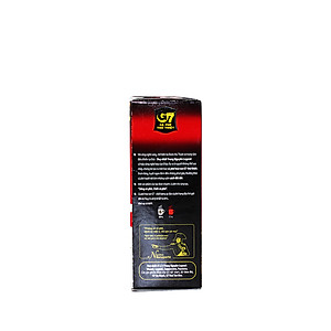 Cà Phê G7 Hòa Tan Đen Trung Nguyên - Hộp 50 gói x 2g