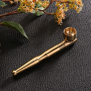 Tẩu lọc thuốc bằng đồng cao cấp, Dùng cho được cả Sợi và điếu : Lớn + Vừa + Nhỏ, có thể tháo rời và vệ sinh !