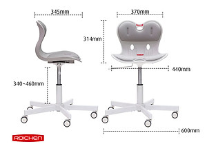 [Ghế Roichen WOW Minh ngọc] Ghế chỉnh dáng ngồi đúng  có chân xoay Roichen - WOW Hàn Quốc. Nhiều màu lựa chọn.