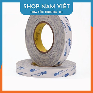 Cuộn Băng Keo 2 Mặt Siêu Dính Chịu Nhiệt Dán Nhựa, Cao Su, Mica