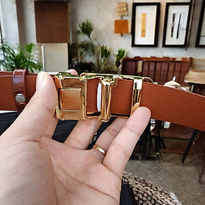 Thắt lưng da cá sấu LIỀN NGUYÊN TẤM. Không có vảy rất dễ sử dụng