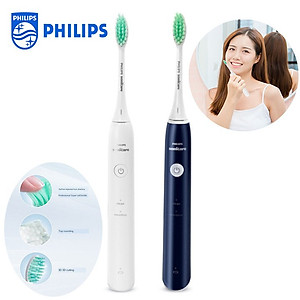 Bàn chải đánh răng điện thương hiệu cao cấp Philips Sonicare HX2431 - 30.000 lần rung mỗi phút - HÀNG NHẬP KHẨU