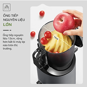 Máy Ép Chậm Olivo SJ196 – Ống Tiếp Nguyên Liệu Lớn 13cm – Động Cơ AC Cao Cấp