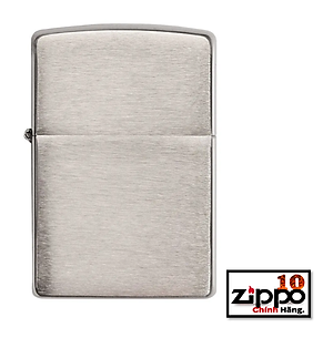 Bật lửa Zippo 200 (Zippo Brushed Chrome) - Chính Hãng 100%
