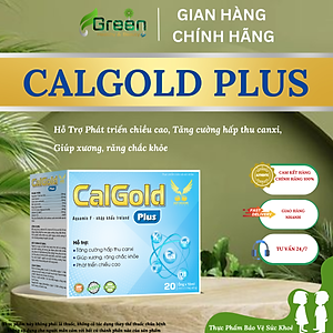 [TPBVSK] CALGOLD PLUS - Bổ sung canxi từ tảo biển đỏ (Nhãn vàng)