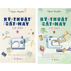Combo Kỹ Thuật Cắt May Cơ Bản (Bộ 2 Cuốn) - HH