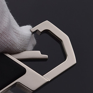 Móc chìa khóa đa năng ô tô, xe máy, gia đình thương hiệu JOBON - Thép hợp kim cao cấp - Da thật 100% - Trọng lượng: 36g -  Mã: ZB-018 - Hàng Nhập Khẩu