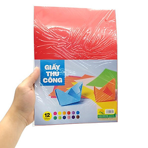 Giấy Thủ Công 12 Màu A4 - The Sun