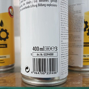 Dầu Chống Rỉ Sét, Chống Ăn Mòn Bảo Vệ Khoang Động Cơ Sonax Mos2Oil 400ml
