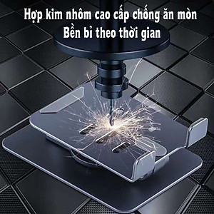 Giá đỡ kệ đỡ hợp kim nhôm cho điện thoại / máy tính bảng xoay 360 độ hiệu HOTCASE Rotation Stand - xoay mọi góc độ, thiết kế hợp kim nhôm nguyên khối cao cấp, chịu được trọng lượng 7.5kg - Hàng nhập khẩu