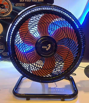 Quạt Sàn TURBO ASIA STB1601 Công Suất 80W Màu Đỏ Đen - Hàng chính hãng