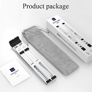 Giá đỡ Aluminum Wiwu S400 cho Macbook laptop 13 inch đên 15.5 inch giúp tản nhiệt thiết kế nhôm nguyên khối - Hàng nhập khẩu