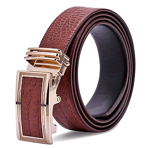 Bộ Ví & Thắt Lưng Nam Vân Cá Sấu Huy Hoàng HT2112-HT4115 (23 x 11,5 cm) - Nâu