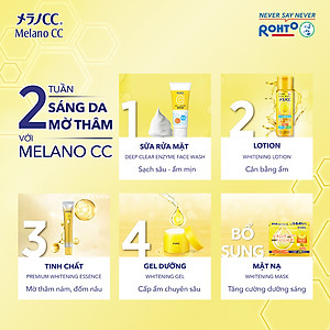 Sữa rửa mặt dưỡng trắng Melano CC Deep Clear Enzyme Face Wash 130g